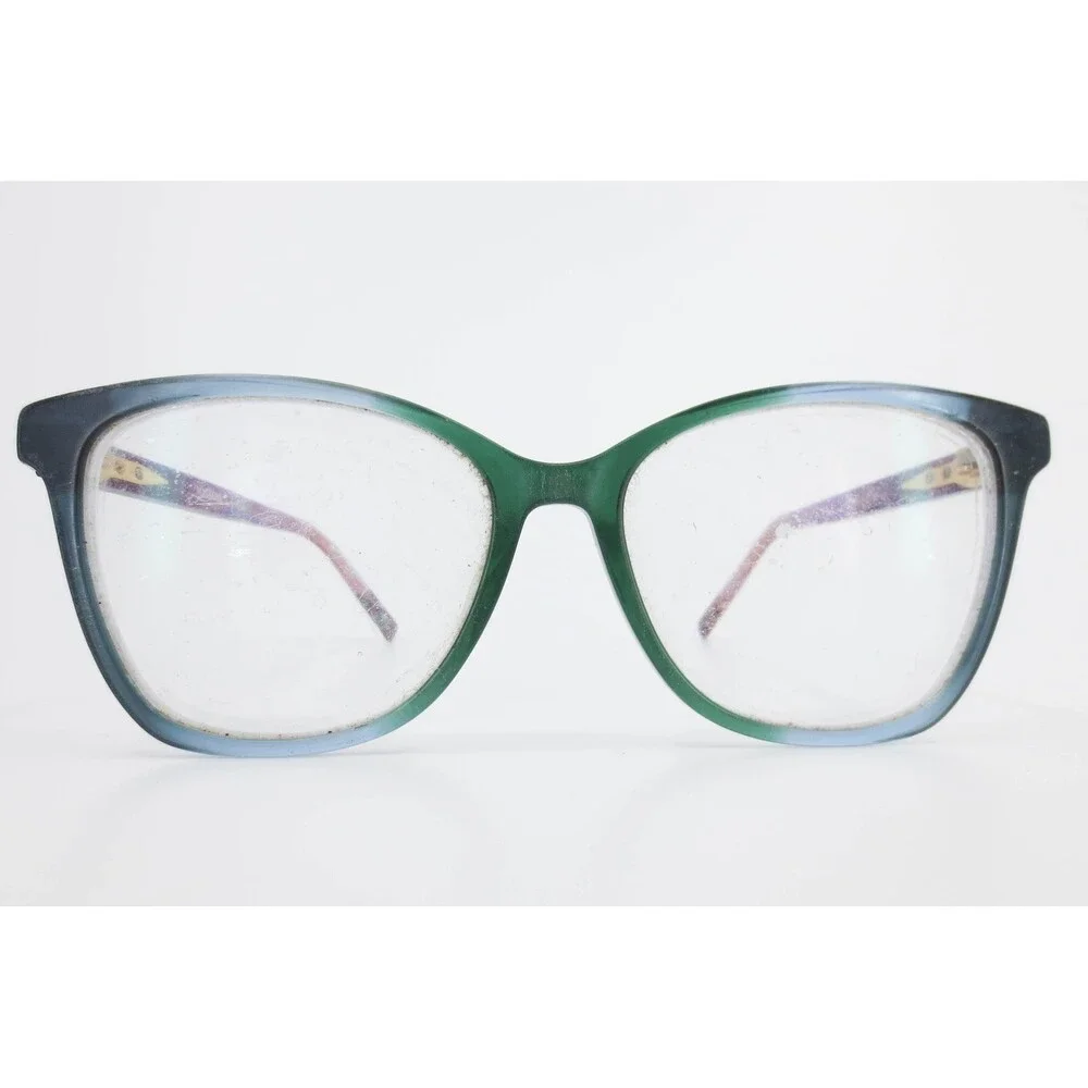 Missoni MIS 0013 OCF Green Blue Purple Gradient Cat Eye Eyeglass 53-16-140